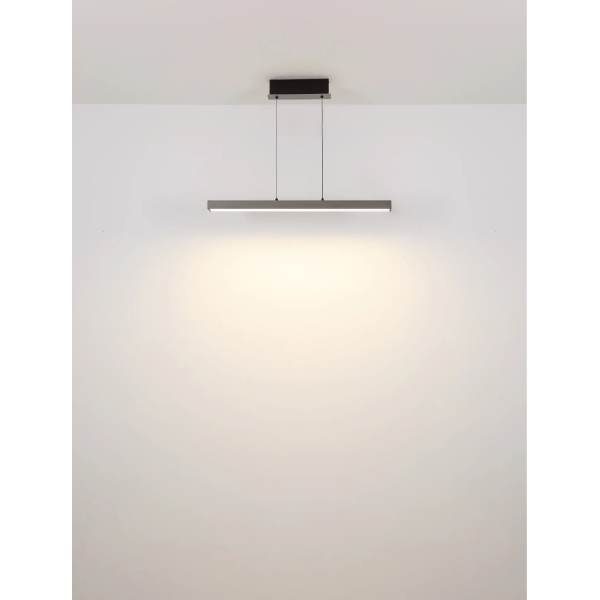 Globo - Lampadario a sospensione dimmerabile con comando touch su cavo LED/39W/230V 2700/4000/6000K grigio