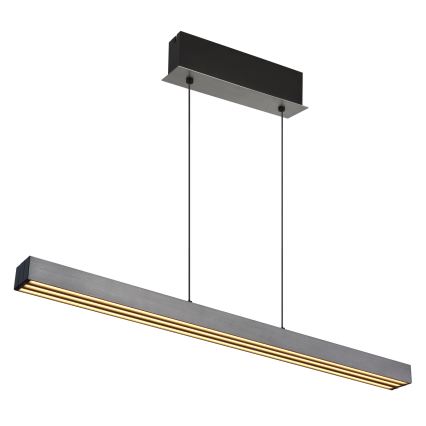 Globo - Dimmbare LED-Pendelleuchte mit Touch-Dimmer LED/39W/230V 2700/4000/6000K mattchrom