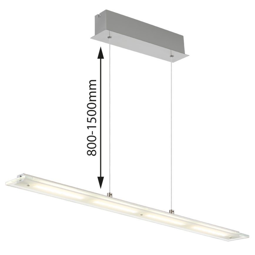 Globo - Touch-dimmbare LED-Pendelleuchte am Kabel LED/20W/230V 3000/4000/6500K