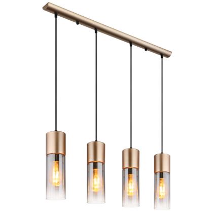 Globo - Lampadario a sospensione con filo 3xE27/25W/230V bronzo