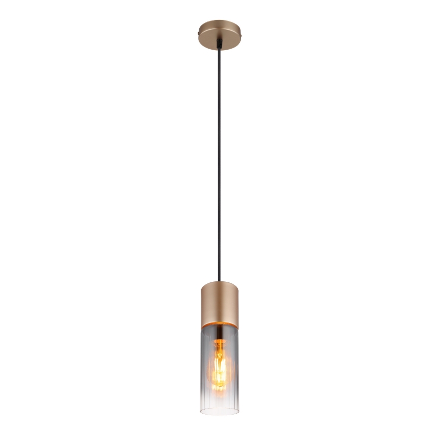 Globo - Suspension filaire 1xE27/25W/230V bronze d. 10 cm