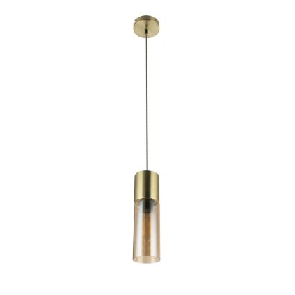 Globo - Suspension filaire 1xE27/25W/230V d. 10,5 cm laiton