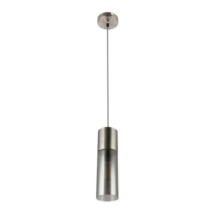Globo - Hängeleuchte 1xE27/25W/230V d 10,5 cm matt Chrom