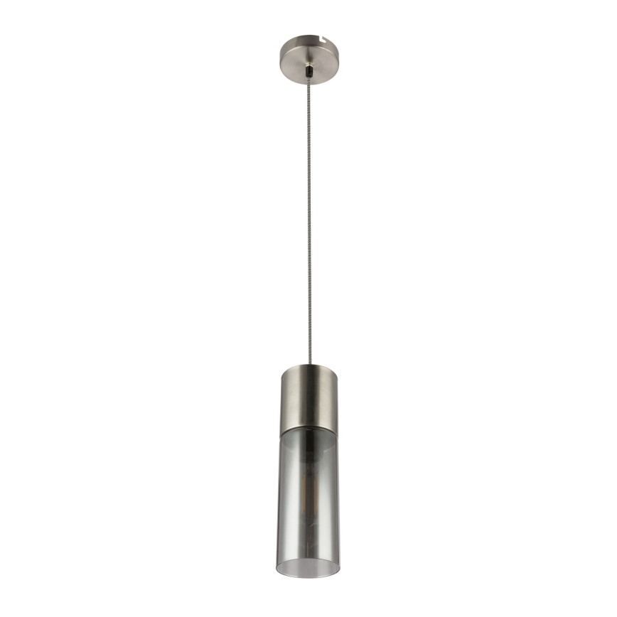 Globo - Hängeleuchte 1xE27/25W/230V d 10,5 cm matt Chrom