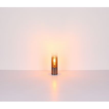 Globo - Lampada da tavolo Touch 1xE27/25W/230V diametro 9 cm nero/rame