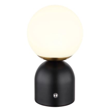 Globo - Lampada da tavolo LED dimmerabile con funzione Touch LED/2,5W/3,7V 2700/4000/65000K 1800 mAh USB nero