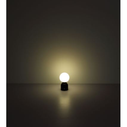 Globo - Lampe de table tactile à intensité variable LED/2,5W/3,7V 2700/4000/65000K 1800 mAh USB noir