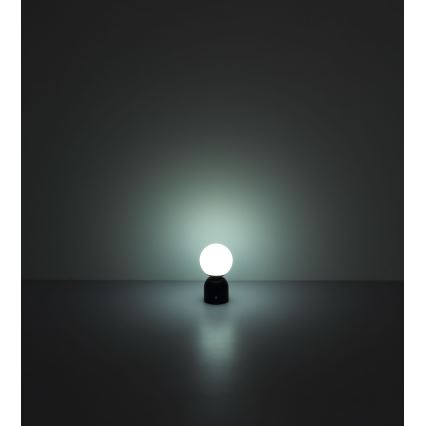 Globo - Lampe de table tactile à intensité variable LED/2,5W/3,7V 2700/4000/65000K 1800 mAh USB noir