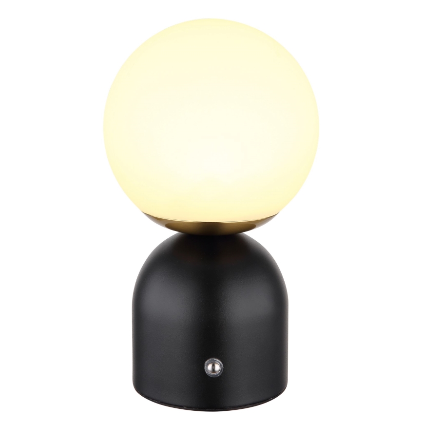 Globo - Lampe de table tactile à intensité variable LED/2,5W/3,7V 2700/4000/65000K 1800 mAh USB noir