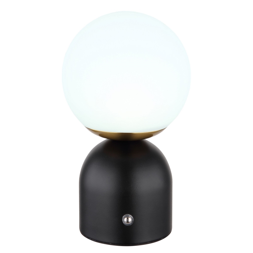 Globo - Lampe de table tactile à intensité variable LED/2,5W/3,7V 2700/4000/65000K 1800 mAh USB noir