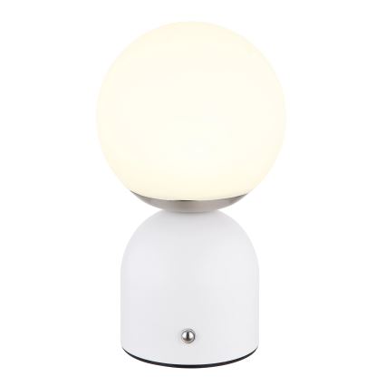 Globo - Lampe de table tactile à intensité variable LED/2,5W/3,7V 2700/4000/6500K 1800 mAh USB blanc