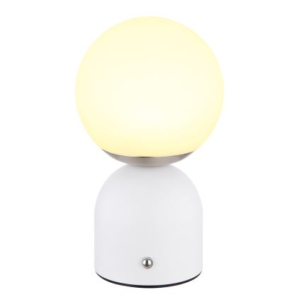 Globo - Lampe de table tactile à intensité variable LED/2,5W/3,7V 2700/4000/6500K 1800 mAh USB blanc