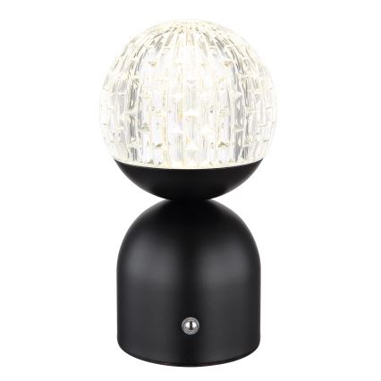 Globo - Dimmbare LED-Tischleuchte mit Touch-Funktion LED/2W/5V 2700/4000/6500K 1800 mAh schwarz