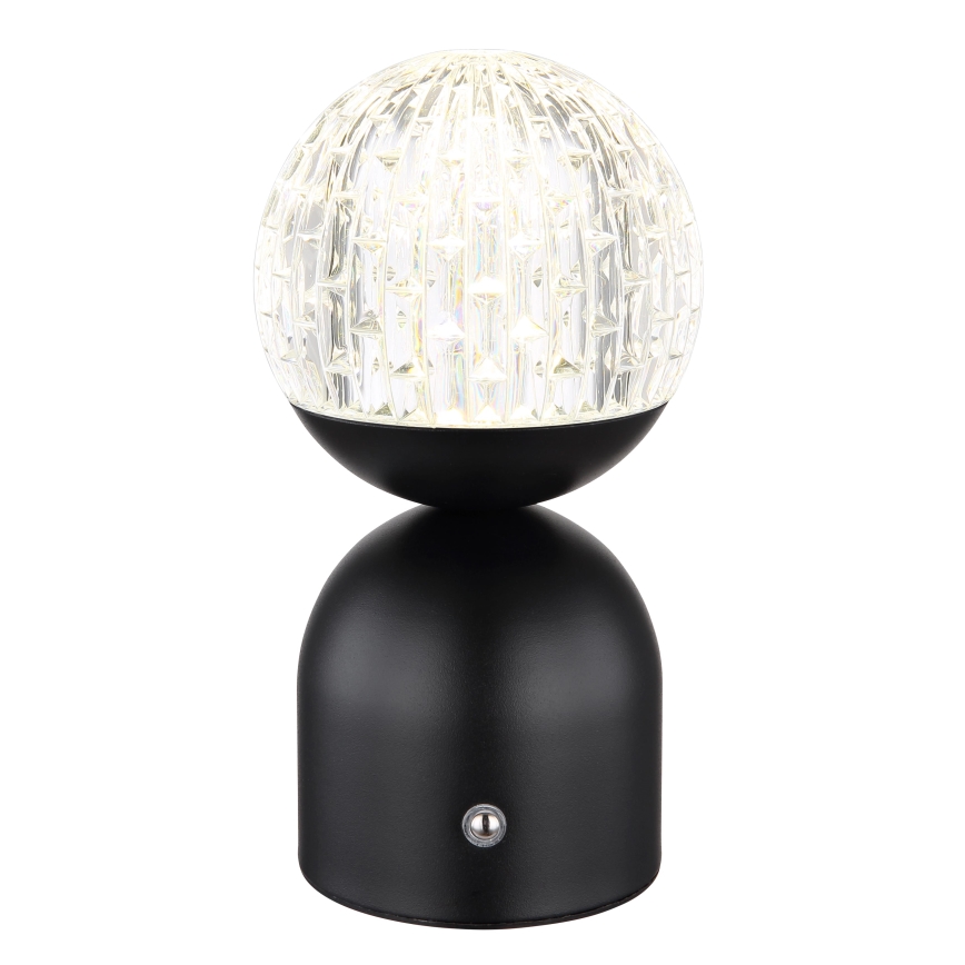 Globo - Dimmbare LED-Tischleuchte mit Touch-Funktion LED/2W/5V 2700/4000/6500K 1800 mAh schwarz