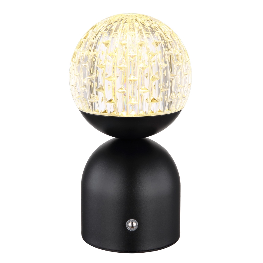 Globo - Dimmbare LED-Tischleuchte mit Touch-Funktion LED/2W/5V 2700/4000/6500K 1800 mAh schwarz