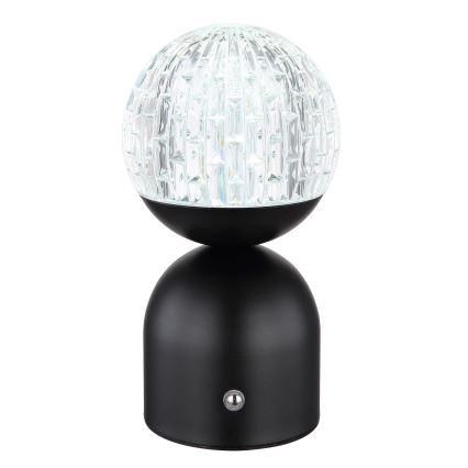 Globo - Dimmbare LED-Tischleuchte mit Touch-Funktion LED/2W/5V 2700/4000/6500K 1800 mAh schwarz