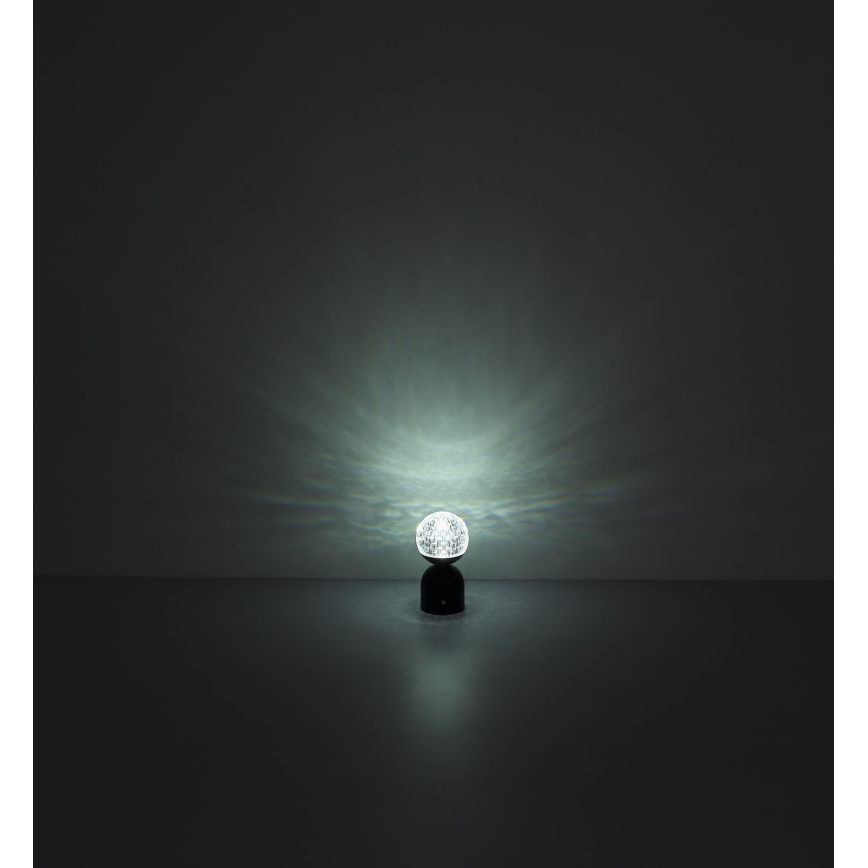 Globo - Lampe de table tactile à intensité variable LED/2,5W/3,7V 2700/4000/6500K 1800 mAh USB noir