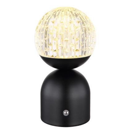 Globo - Lampe de table tactile à intensité variable LED/2,5W/3,7V 2700/4000/6500K 1800 mAh USB noir