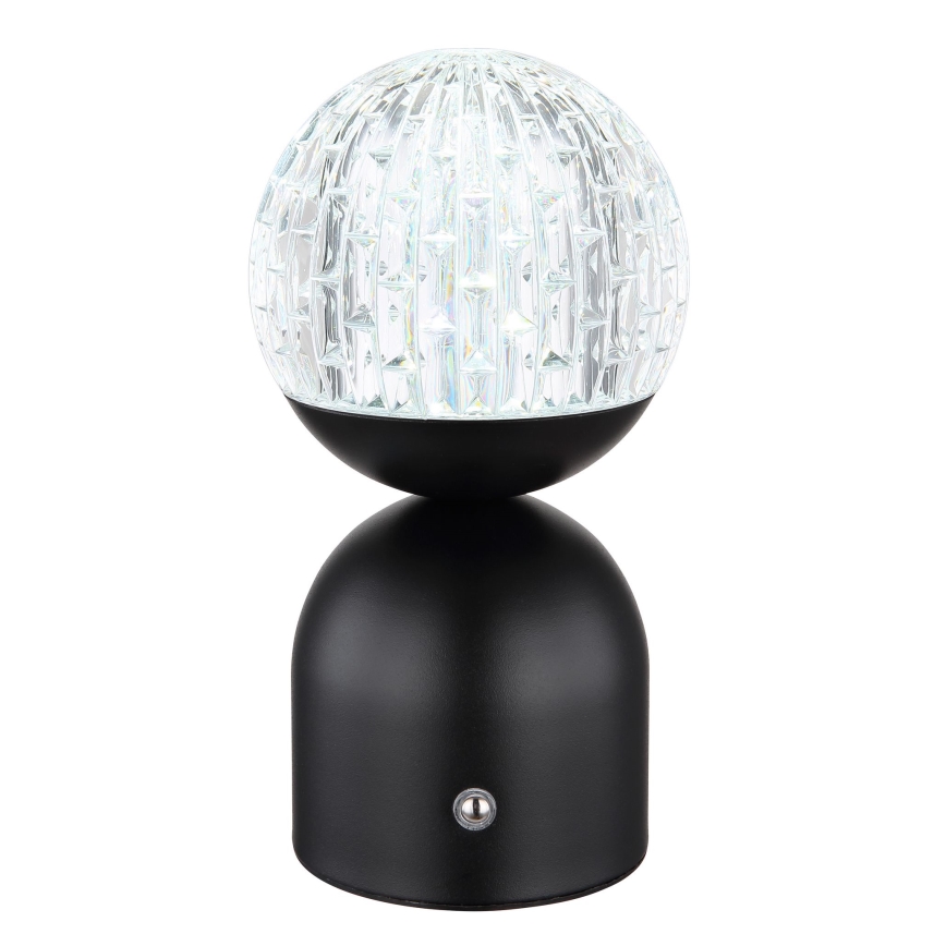 Globo - Lampe de table tactile à intensité variable LED/2,5W/3,7V 2700/4000/6500K 1800 mAh USB noir
