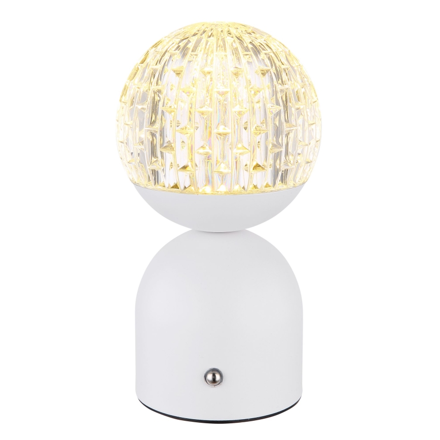 Globo - Dimmbare LED-Tischleuchte mit Touch-Funktion LED/2,5W/3,7V 2700/4000/65000K 1800 mAh USB weiß