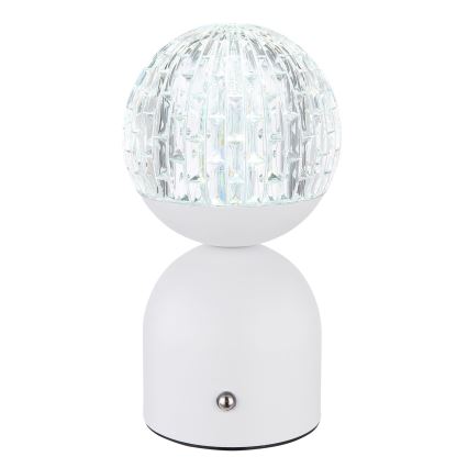 Globo - Dimmbare LED-Tischleuchte mit Touch-Funktion LED/2,5W/3,7V 2700/4000/65000K 1800 mAh USB weiß