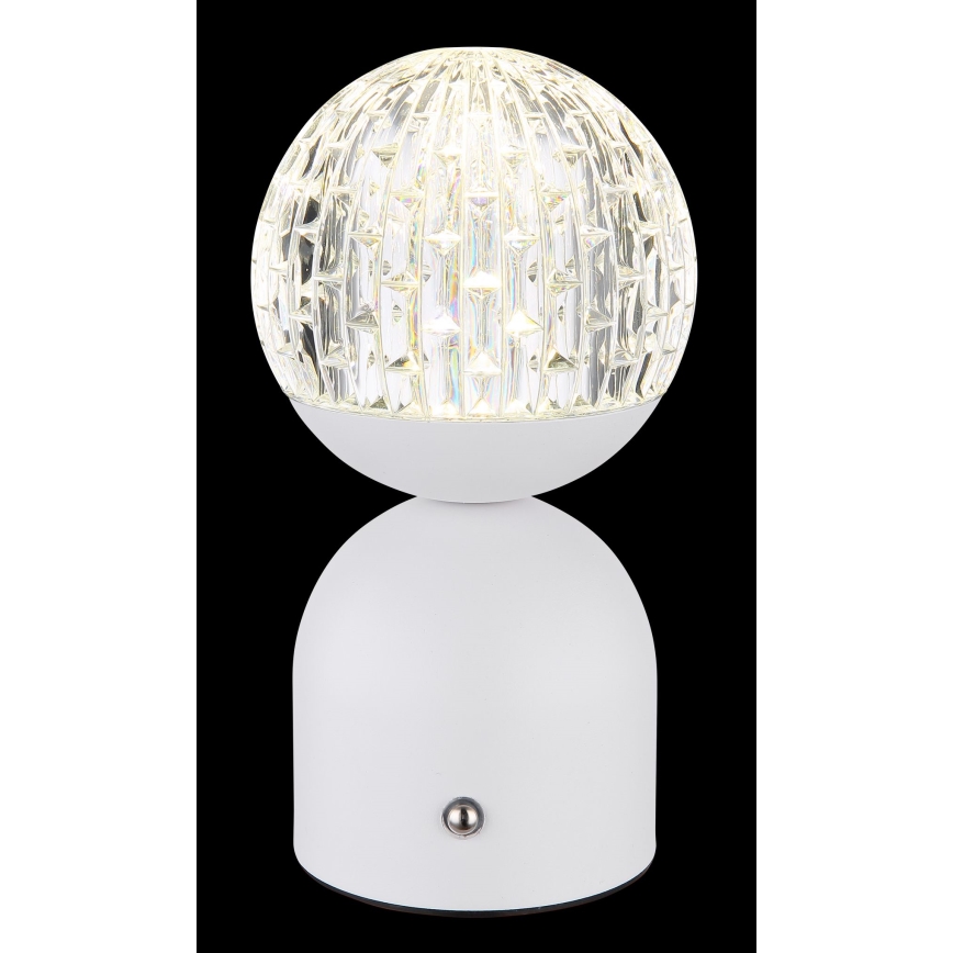 Globo - Dimmbare LED-Tischleuchte mit Touch-Funktion LED/2W/5V 2700/4000/65000K 1800 mAh weiß