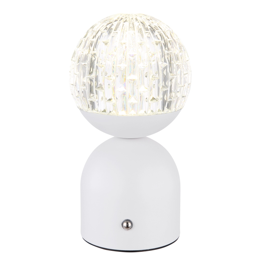 Globo - Dimmbare LED-Tischleuchte mit Touch-Funktion LED/2W/5V 2700/4000/65000K 1800 mAh weiß