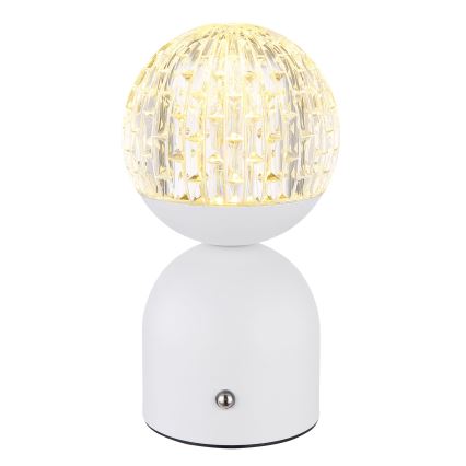 Globo - Dimmbare LED-Tischleuchte mit Touch-Funktion LED/2W/5V 2700/4000/65000K 1800 mAh weiß