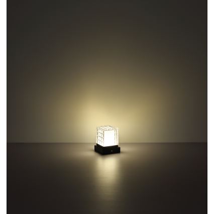 Globo - Lampada da tavolo LED dimmerabile con funzione Touch LED/2,5W/3,7V 2700K/4000K/6500K 1800 mAh USB nero