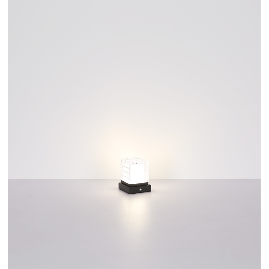 Globo - Lampada da tavolo LED dimmerabile con funzione Touch LED/2,5W/3,7V 2700K/4000K/6500K 1800 mAh USB nero
