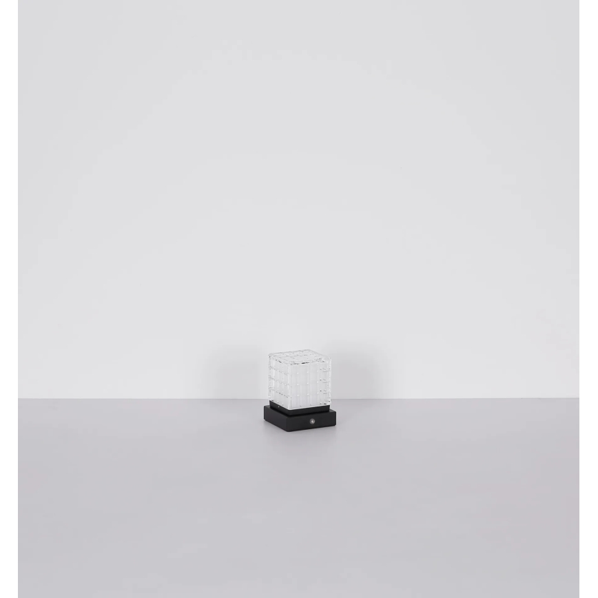 Globo - Lampada da tavolo LED dimmerabile con funzione Touch LED/2,5W/3,7V 2700K/4000K/6500K 1800 mAh USB nero