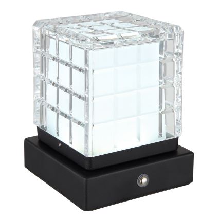 Globo - Lampada da tavolo LED dimmerabile con funzione Touch LED/2,5W/3,7V 2700K/4000K/6500K 1800 mAh USB nero