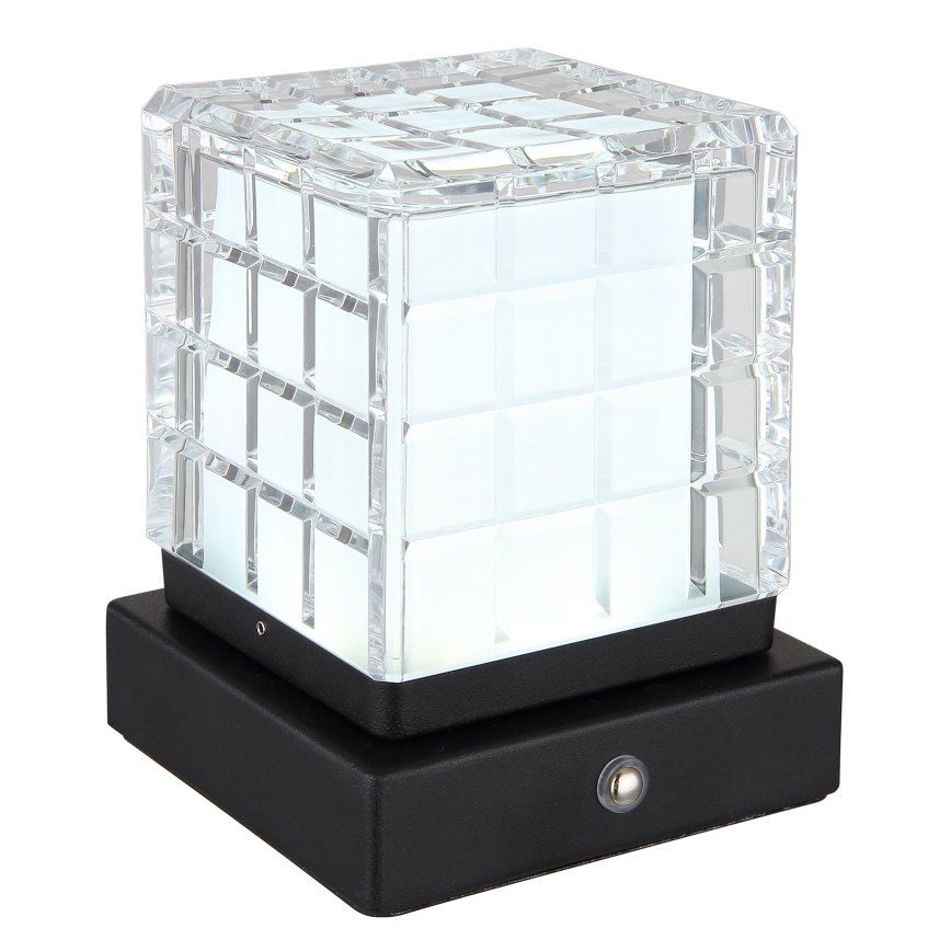 Globo - Lampada da tavolo LED dimmerabile con funzione Touch LED/2,5W/3,7V 2700K/4000K/6500K 1800 mAh USB nero