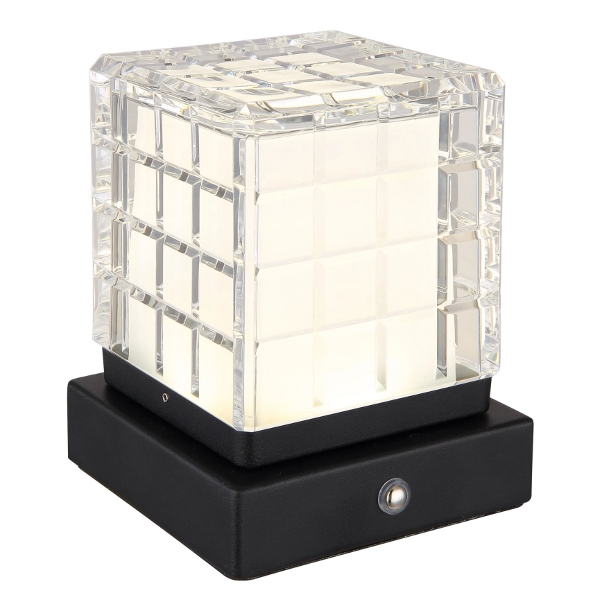 Globo - Lampada da tavolo LED dimmerabile con funzione Touch LED/2,5W/3,7V 2700K/4000K/6500K 1800 mAh USB nero
