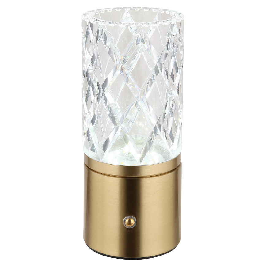 Globo - Lampe de table tactile à intensité variable LED/2,5W/3,7V 2700K/4000K/6500K 1800 mAh USB doré