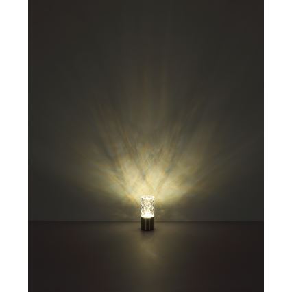 Globo - Lampe de table tactile à intensité variable LED/2,5W/3,7V 2700K/4000K/6500K 1800 mAh USB doré