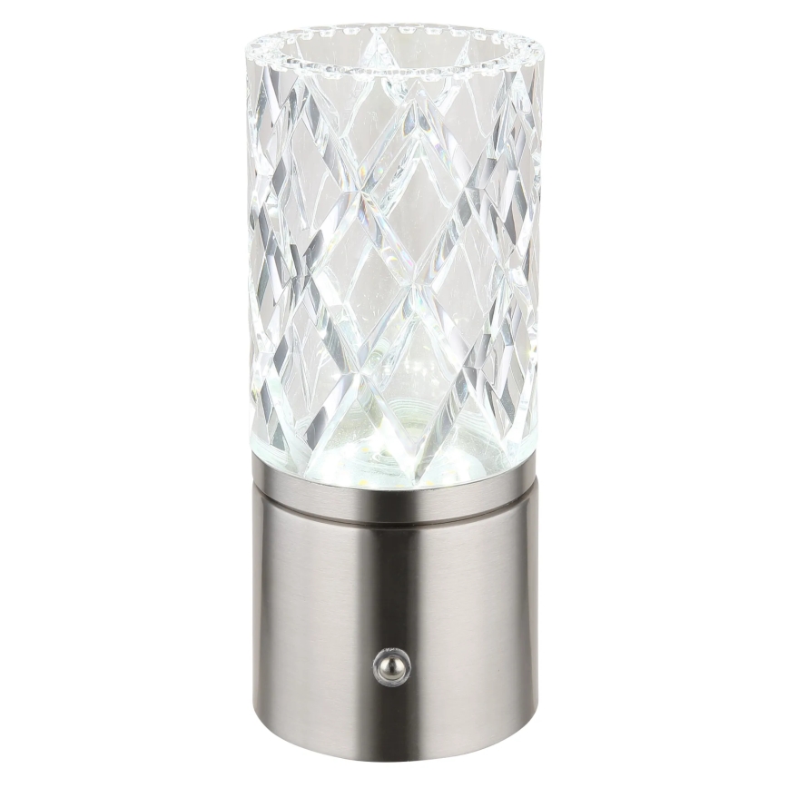 Globo - Lampada da tavolo LED dimmerabile con funzione Touch LED/2,5W/3,7V 2700K/4000K/6500K 1800 mAh USB cromo opaco