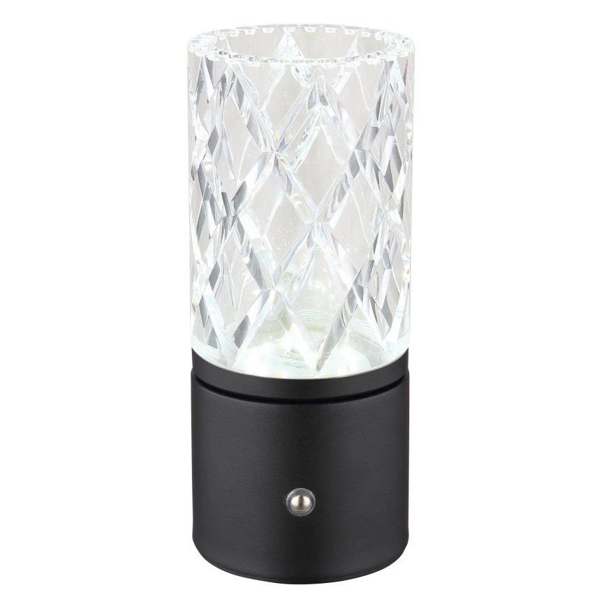 Globo - Lampe de table tactile à intensité variable LED/2,5W/3,7V 2700K/4000K/6500K 1800 mAh USB noir