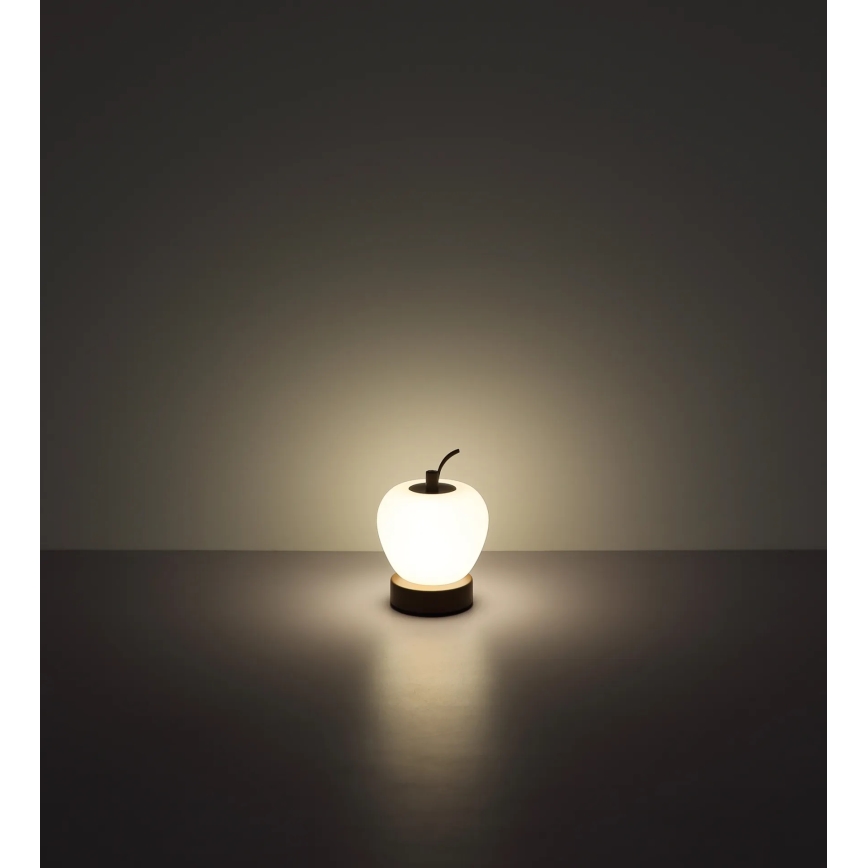 Globo - Lampada da tavolo LED dimmerabile con funzione Touch LED/2W/3,7V 2700K/4000K/6500K 1200 mAh USB marrone
