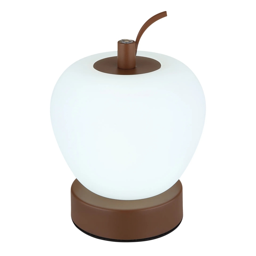 Globo - Lampada da tavolo LED dimmerabile con funzione Touch LED/2W/3,7V 2700K/4000K/6500K 1200 mAh USB marrone