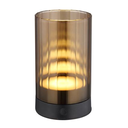 Globo - LED da esterno dimmerabile ricaricabile touch lampada da tavolo LED/2W/3,7V 2700/4000/6500K 1200mAh IP44 marrone