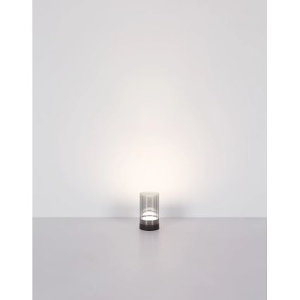 Globo - Lampe de table tactile extérieure à intensité variable et rechargeable LED/2W/3,7V 2700/4000/6500K 1200mAh IP44 gris