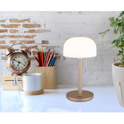 Globo - LED Akku-Tischlampe LED/1,5W/3,7V 3000/4200/6000K 1800mAh braun