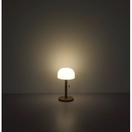 Globo - LED Akku-Tischlampe LED/1,5W/3,7V 3000/4200/6000K 1800mAh braun