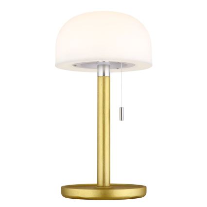 Globo - LED Ricaricabile lampada da tavolo LED/1,5W/3,7V 3000/4200/6000K 1800mAh ottone