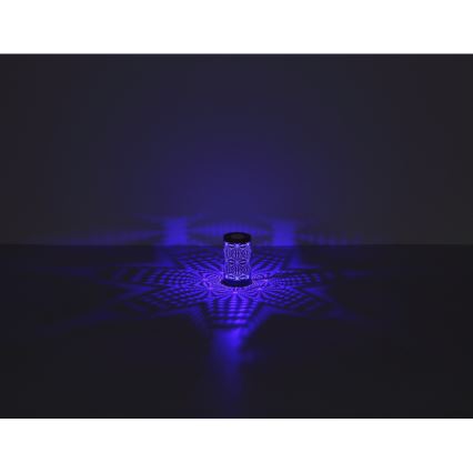 Globo - Lampe de table tactile rechargeable RGB LED/1W/5V 500 mAh marron