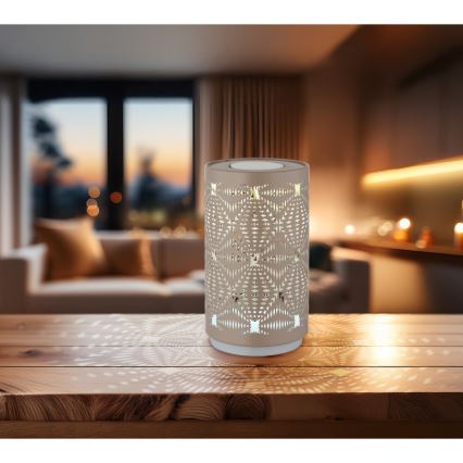 Globo - LED RGB Touch ricaricabile lampada da tavolo LED/1W/5V 500 mAh marrone