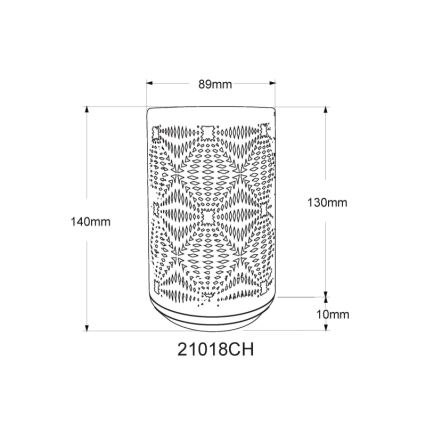 Globo - LED RGB Touch ricaricabile lampada da tavolo LED/1W/5V 500 mAh marrone