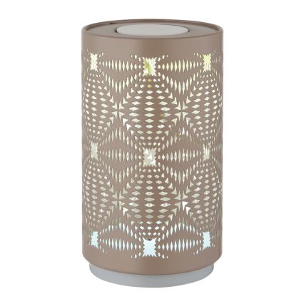 Globo - LED RGB Touch-Lade-Tischlampe LED/1W/5V 500 mAh braun