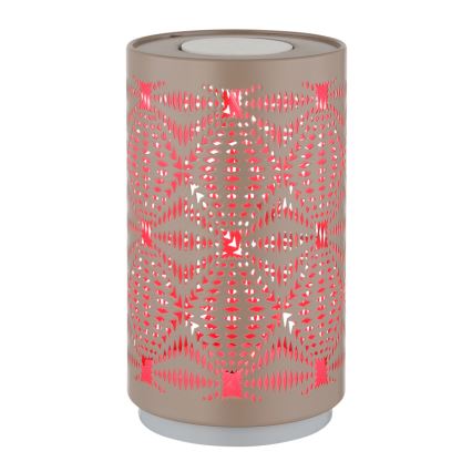 Globo - LED RGB Touch-Lade-Tischlampe LED/1W/5V 500 mAh braun